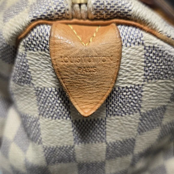 Louis Vuitton Damier Azul Speedy 30 Canvas Bag - Picture 9 of 12